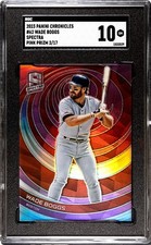 2023 Panini Chronicles #62 Wade Boggs Spectra SGC 10 Gem Mint Pink Prizm /17
