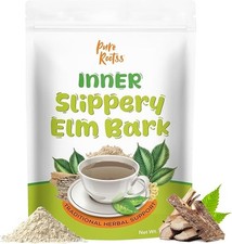PureRootss Slippery Elm Bark Powder 1 lb Superior Inner Bark Source Natural H...