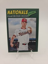 2026 Topps Heritage - Mackenzie Gore #294 Dark Green Border