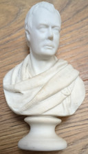 Small Bust of Sir Walter Scott. Made by W.H Goss ? Victorian Parian Ware ?