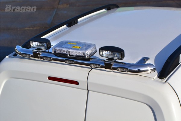 Heck DachträGer + LeuchttüRme + Lampe +Led 3 Funktion X5 Zu FüR Citroen Berlingo-image