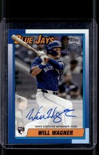 2025 Topps Will Wagner 1990 Baseball Auto RC #90B2-WW Blue Jays
