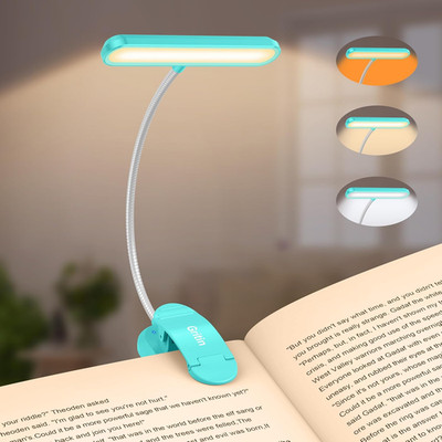 19 LED Buchleuchte, Leselicht Buchlampe zum Lesen in der Nacht mit Memory Func