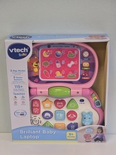 Vtech Brilliant Baby Laptop Pink #80-1912 Col...
