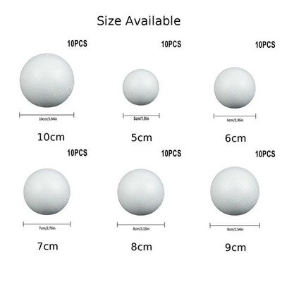 Schaumstoffkugel 50mm-100mm Styroporkugeln Styroporkugel Schaumstoffkugel