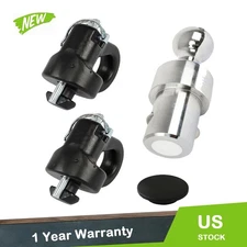 For Puck System 2-5/16" Gooseneck Ball & Safety Chain Anchor Kit 38000 lbs 60639