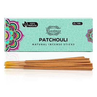 Raajsee Patchouli Incense Sticks 100 gm Pack-100% Pure 100 Gms,