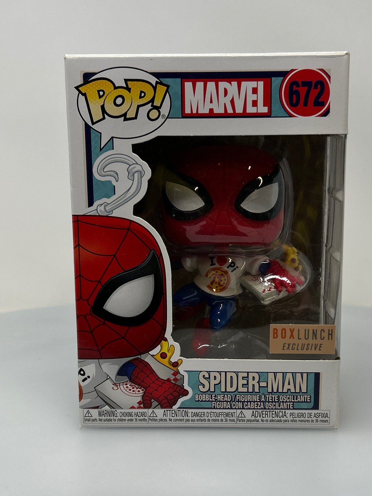 Funko Pop! Marvel Spider-Man #672 Boxlunch Exclusive Vinyl Figure Damaged Box