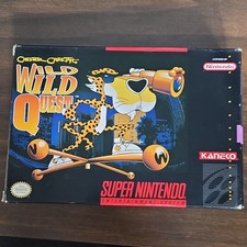 Kaneko Chester Cheetah: Wild Wild Quest (Nintendo SNES) w/ Box & Manual 1993