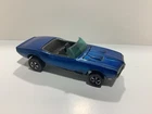 1968 Hot Wheels Redline Custom Firebird Blue 1968 Dark Brown Int US *Nice*