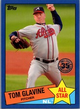 2020 Topps #85AS-15 Tom Glavine 1985 Baseball 35th Anniversary All-Stars Blue