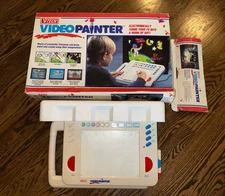 Vintage VTech VideoPainter TV Drawing Pad 1991 w/ Stylus - No Power Cord - Works