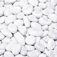 10kg Marmorkies Carrara weiß weiss 15-25mm Dekosand Ziersteine Steinchen Garten