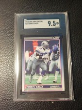 1990 Score Supplemental Football #101T Emmitt Smith Rookie SGC 9.5 Mint+