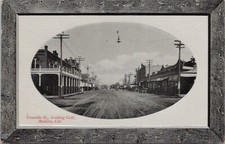 Photo PC Madera California Street Scene Business District 1920 PNC Glosso