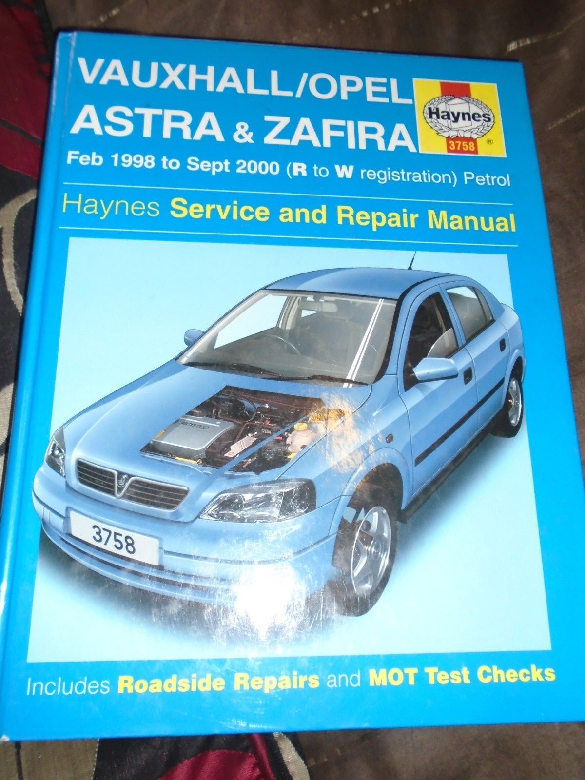 HAYNES VAUXHALL OPEL ASTRA ZAFIRA MANUAL FEB 98 TO SEPT 2000 / R/W PETROLS  VGC | eBay