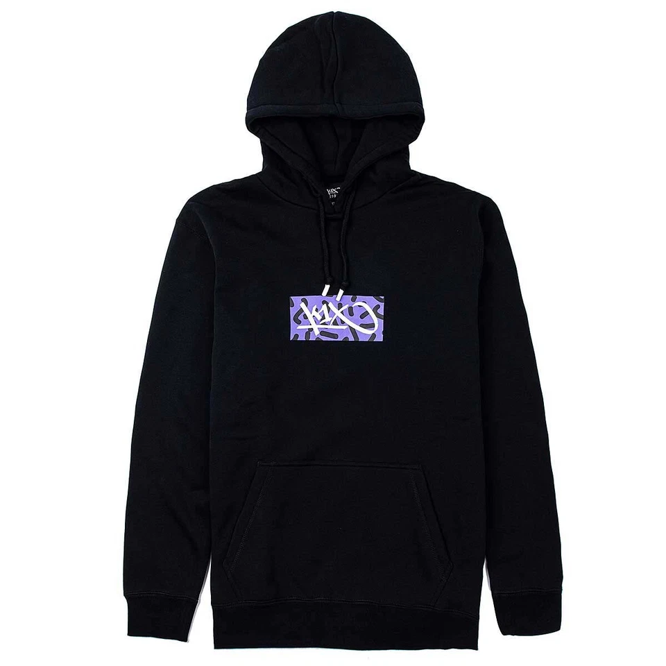 K1X Basketball | Box Logo Hoody / Kapuzenpullover | Schwarz | Grau