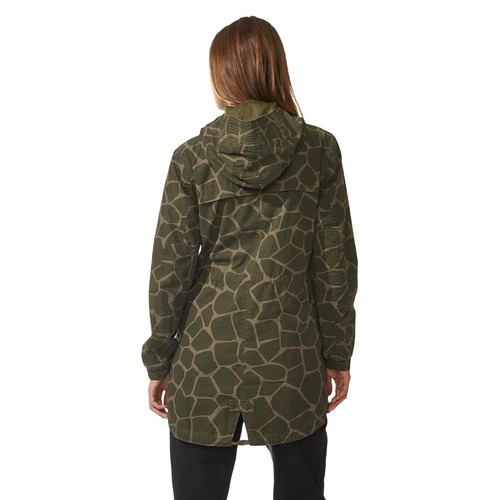 Parka con Woven Jacket Cappotto cappuccio Womens Originals Adidas Giraffe kaki full zip rdxeBoWC