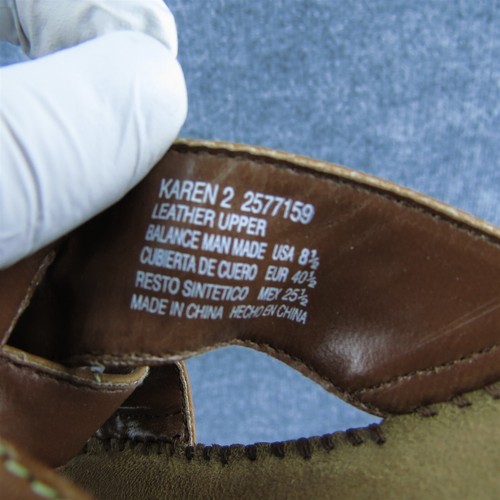 Dr. Scholl's Karen 2 Women Flip Flop Sandal Shoes Brown Leather Size 8.5 Medium - Picture 7 of 10