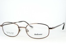 On-Guard OG-113 CHOCOLATE BROWN EYEGLASSES GLASSES FRAME OG113 53-18-140 NOTES