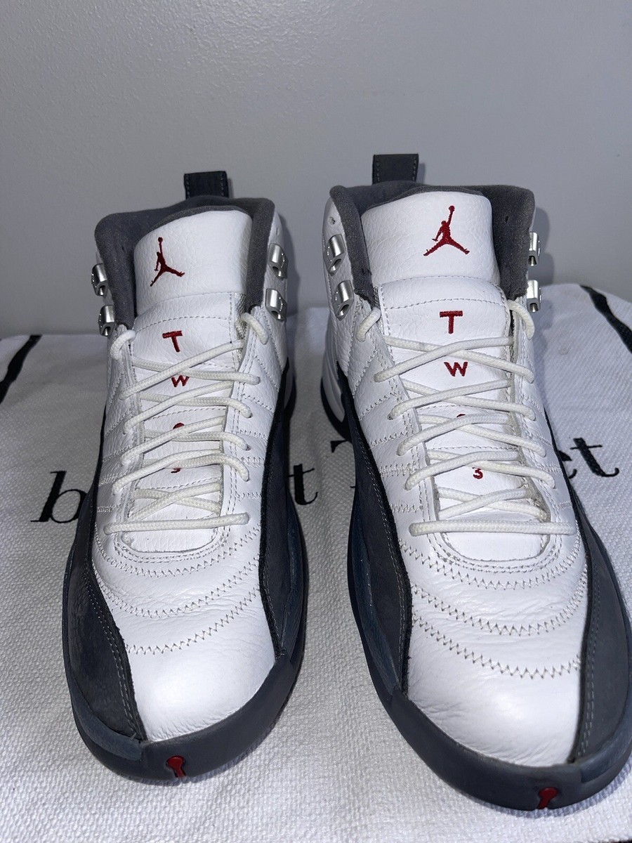 Nike Air Jordan 12 White Dark Grey size 10.5 130690–160 OG 