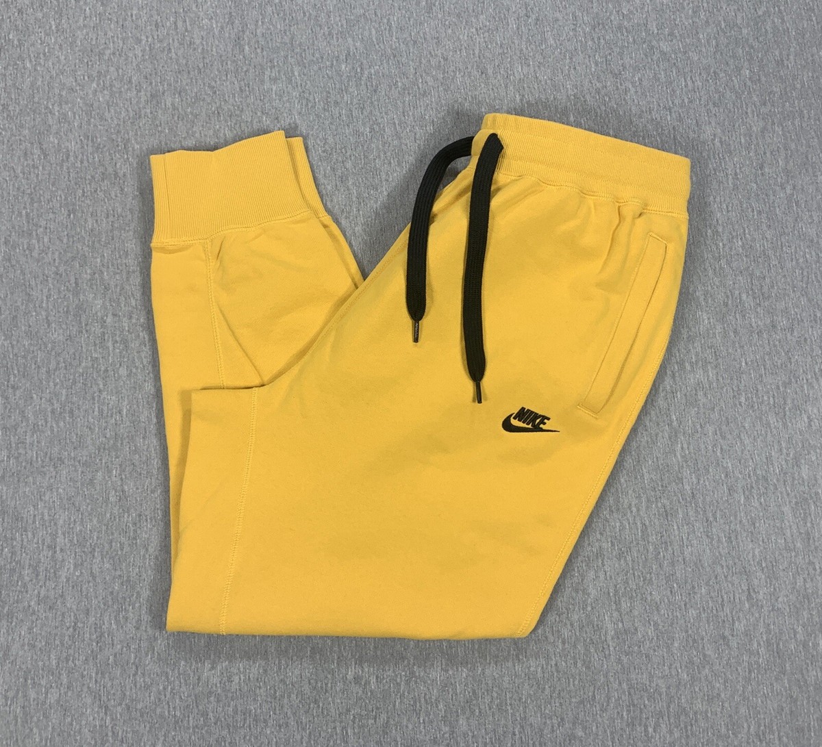 Nike Sportswear Classic Fleece Jogger Pollen Sweatpants DA0019-713 Men's  Size S