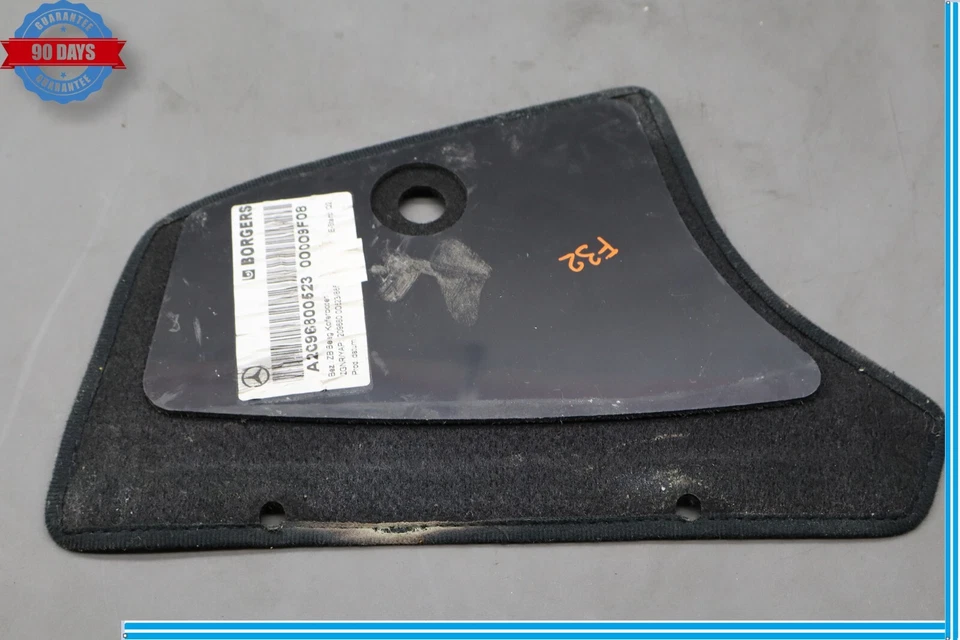 03-09 Mercedes CLK500 W209 задняя крышка багажника напольный клапан крышка черный оригинальный - Изображение 3 из 4