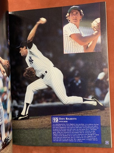 Original 1985 NY Yankees Official Baseball Yearbook - No Barcode Variation - NM - Picture 5 of 10