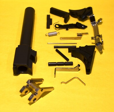 GL0CK 17 Gen 3 9mm Barrel + Lower Parts Kit for the G17 and Locking Block