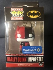 New Funko Pocket Pop Keychain Harley Quinn Imposter Batman Dc Walmart Exclusive