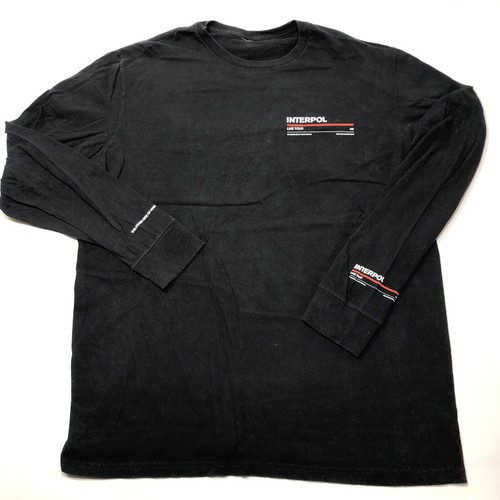 Interpol Band 2022 Tour The Other Side Of Make Believe Long Sleeve XL T Shirt