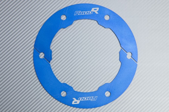 Bouchon bleu en aluminium anodisé résistant pour cadre BMW F800R