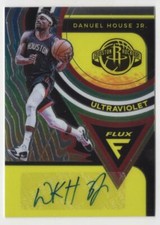 2020-21 Panini Flux Ultraviolet Signatures Danuel House Jr. Houston Rockets