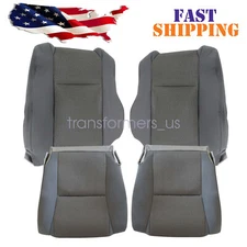 For 2009-2015 Toyota Tacoma Driver & Passenger Bottom & Top Fabric Seat Cover