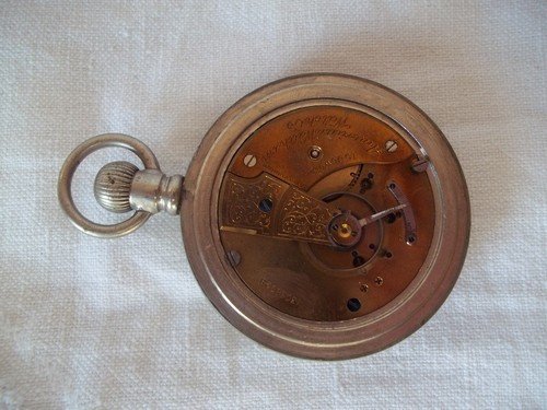 De colección Waltham Pocket 15 joyas funciona muy bien mantiene el tiempo perfecto - Imagen 6 de 9