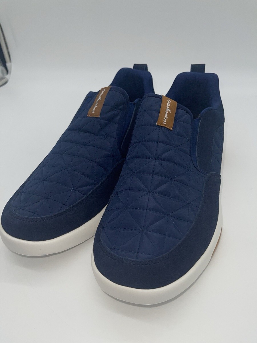 OrthoComfoot ZGBX17B Mens Blue Round Toe Slip On Casual Shoes Size EU 44 US 10 OrthoComfoot ZGBX17B Mens Blue Round Toe Slip On Casual  main image 3
