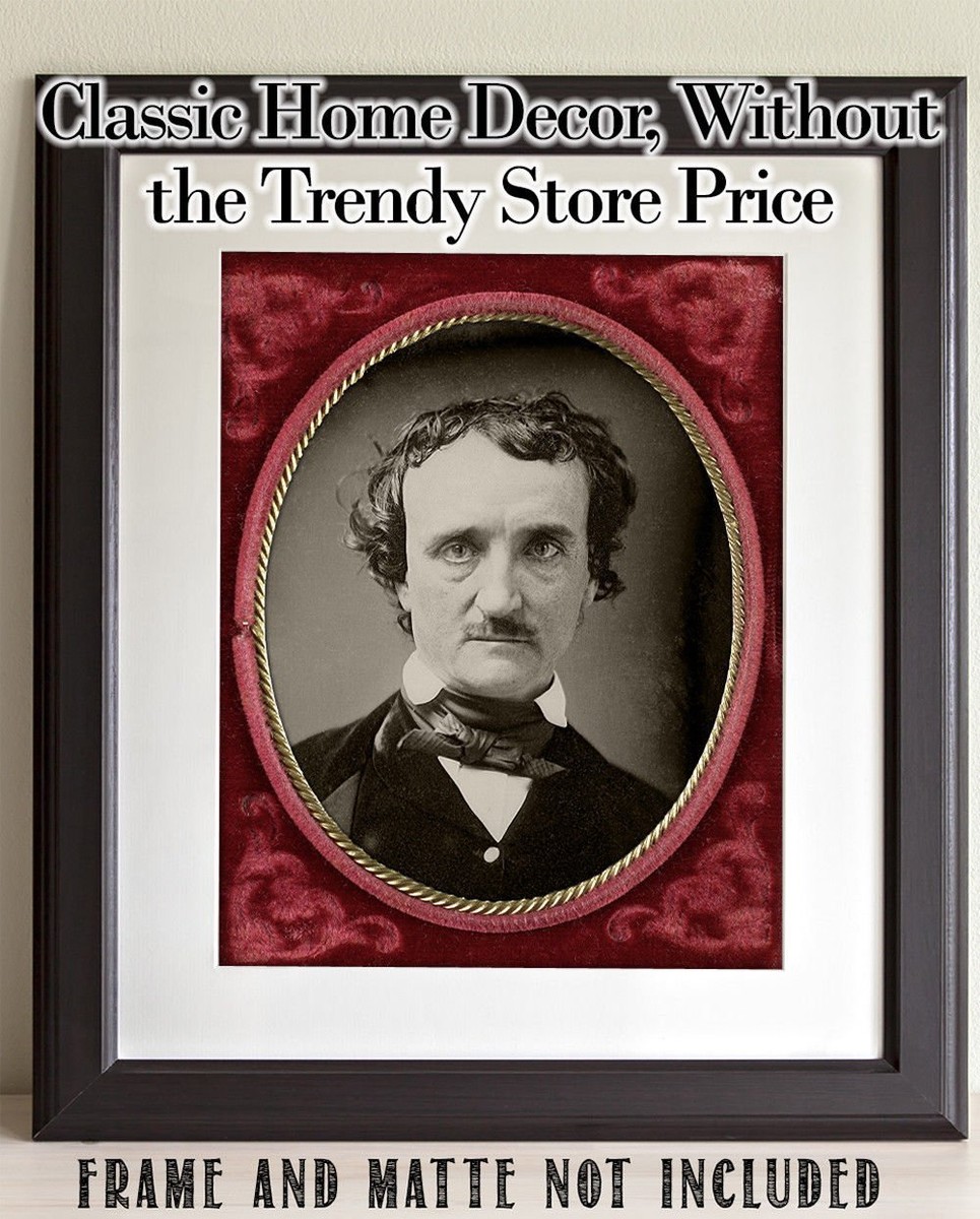 1904 Historical Photo Black Wood Frame 11x14 Edgar Allan Poe Framed Photo -  1904 Historical Photograph In Black Wood Frame (11x14 Matte) Framed Edgar  Allan Poe Photograph 11x14 Inches