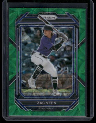 2023 Panini Prizm #148 Zac Veen Green Scope Prizm #/75