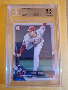 Shohei Ohtani 2018 Bowman #49 RC Rookie BGS 9.5
