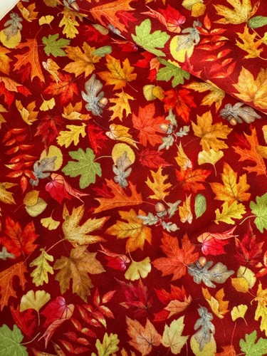 Robert Kaufman Patchworkstoff Baumwollstoff Herbst Blatt Blätter Laub Laubfärbun - Bild 3 von 6