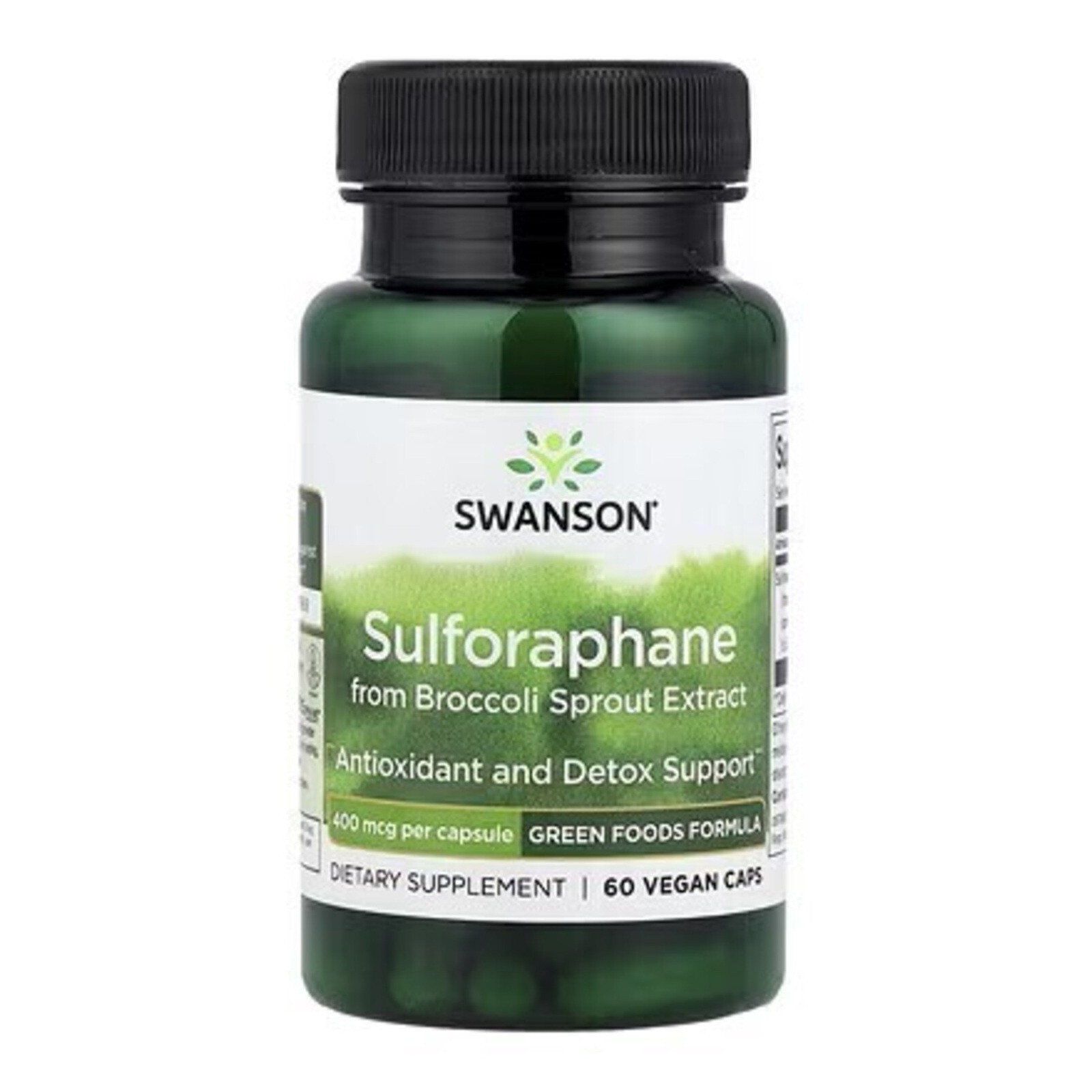 SWANSON SULFORAPHANE BROCCOLI SPROUT EXTRACT 60 VEGAN CAPS