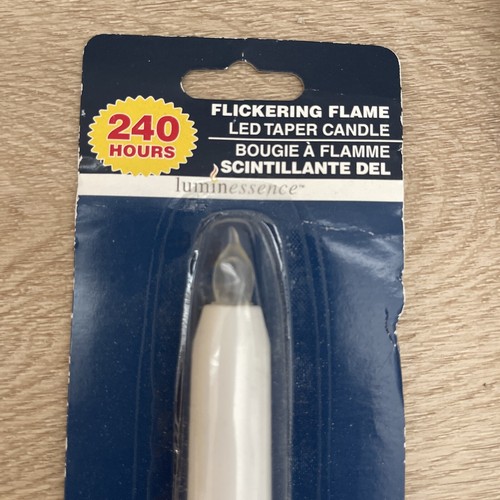 Luminessence Flameless LED Taper Candles 10¼" ***Set Of 4 FREE SHIPPING*NIP - Picture 2 of 3