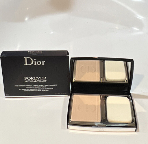 Dior Forever Natural Velvet Long Wear Compact Foundation 2.5N Neutral 0.35oz.