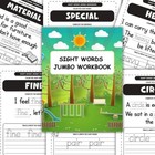 Sight Words Jumbo Workbook for Kids Ages 4-8 – Fun Printable Activities