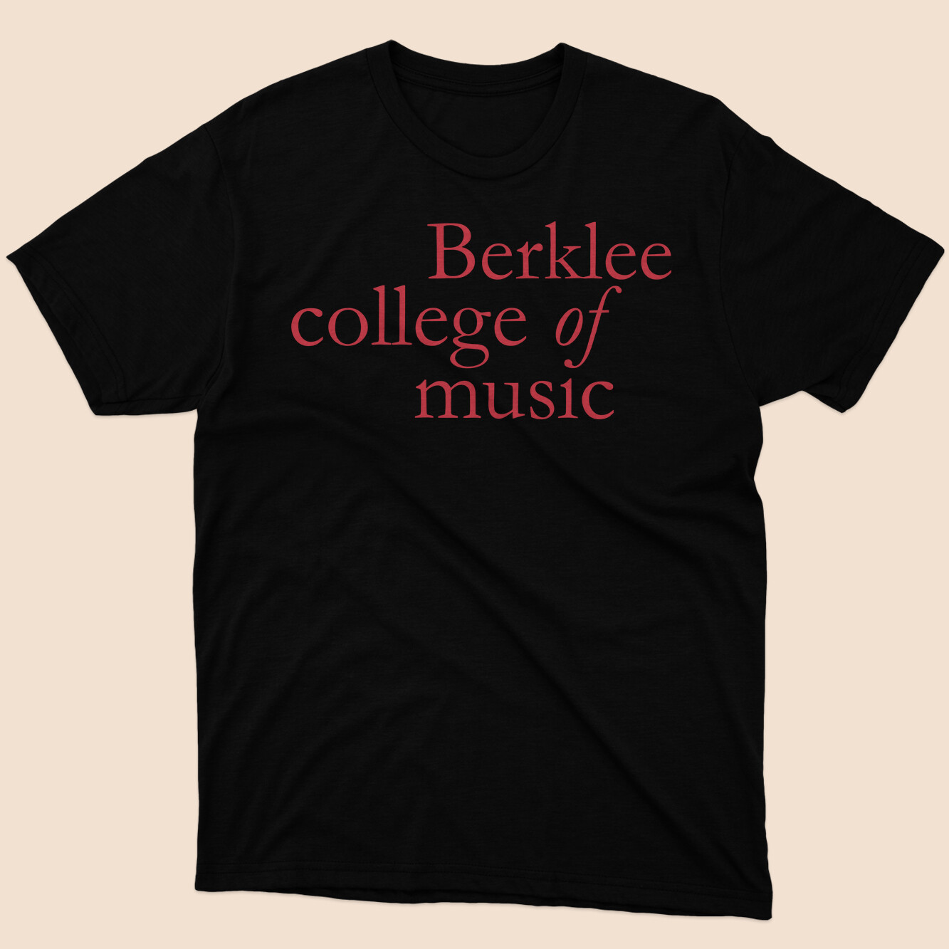 Berklee College of Music design T-shirt Black Size S to 5XL