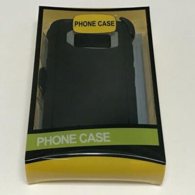 For Samsung Galaxy S8/S8 Plus Case with (Belt Clip Fits Otterbox)Black&Gray