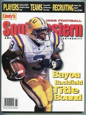 1998 Lindy's Southeastern Football Magazine LSU Kevin Faulk 89731b55