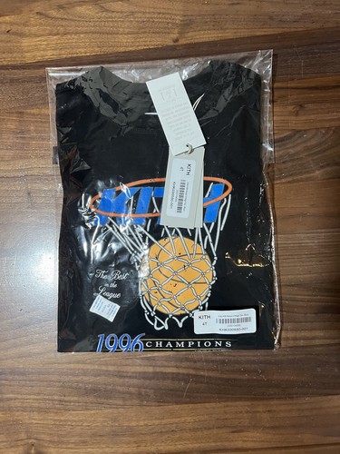Kith Kids Kith Hoops Vintage Tee Black 4T Cotton T-Shirt Basketball Deadstock - Picture 4 of 7