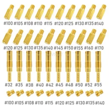 Carburetor 30Pcs Main Jets+ 10Pcs Slow/Pilot Jet Set #50 #52 #55 #120 #125 #130