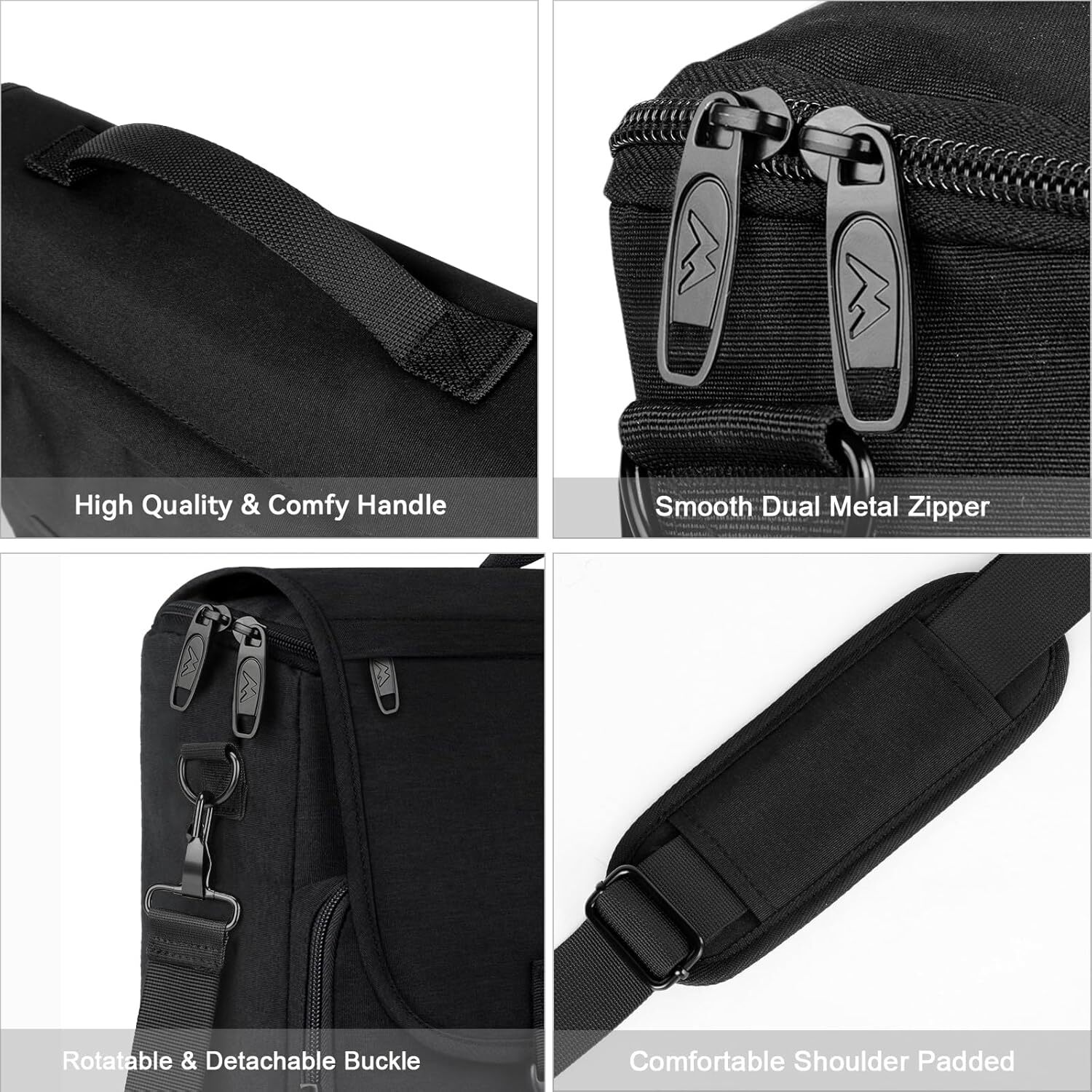Messenger Bag For Men Lightweight Laptop Briefcase Crossbody Office Satchel New